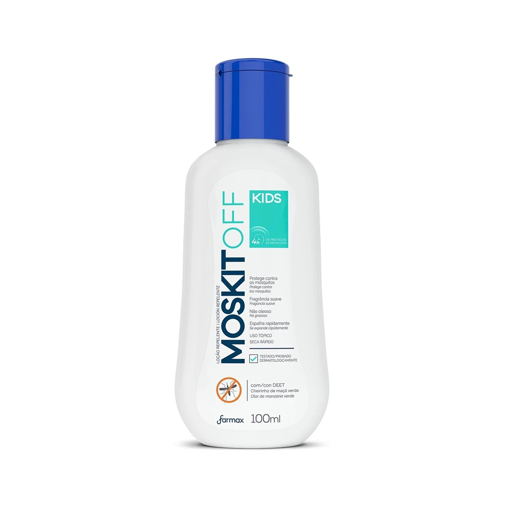 Loção Repelente Farmax Moskitoff Kids 100ml