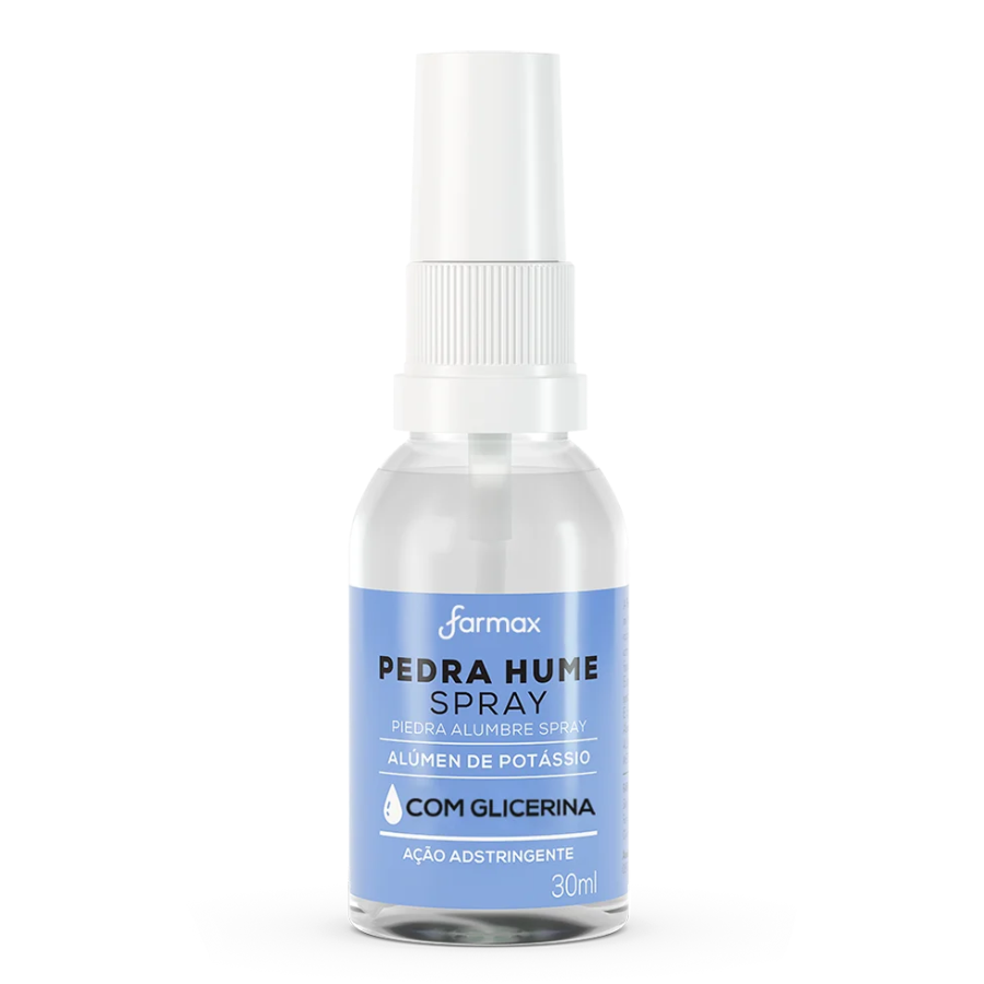 Pedra Hume Spray Farmax Com Glicerina 30ml