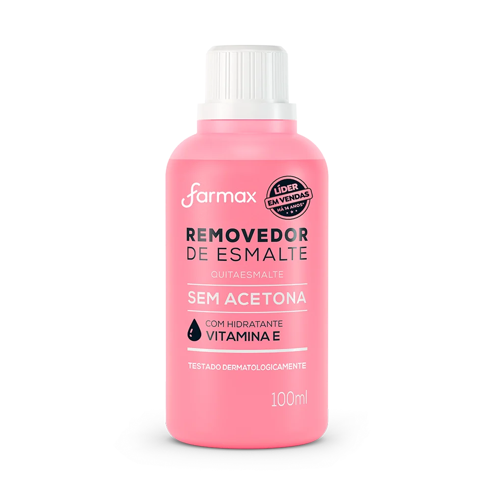 Removedor De Esmalte Farmax Sem Acetona Farmax 100ml
