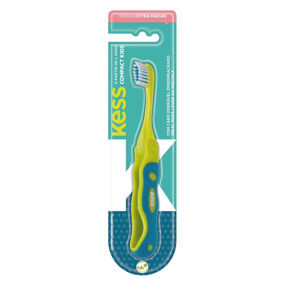 Escova Dental Kess Belliz Extra Macia Compact Kids Ref. 2039