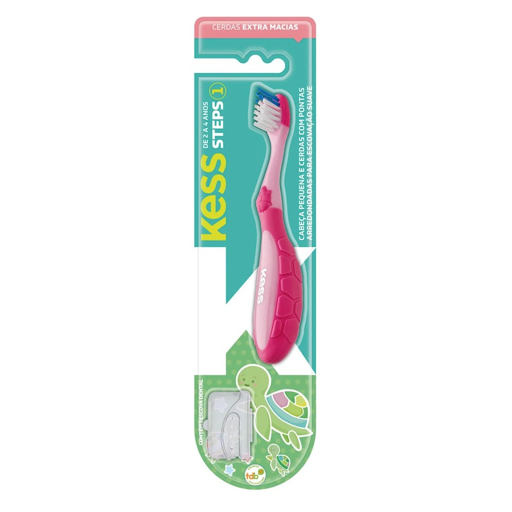 Escova Dental Kess Belliz Extra Macia Steps 1 Ref. 2042