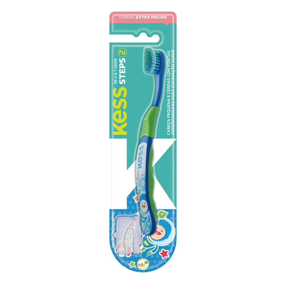 Escova Dental Kess Belliz Extra Macia Steps 2 Ref. 2043