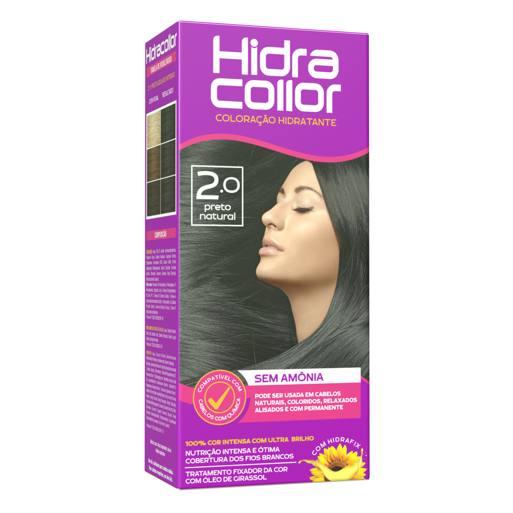 Coloração Hidracollor Preto Natural 2.0