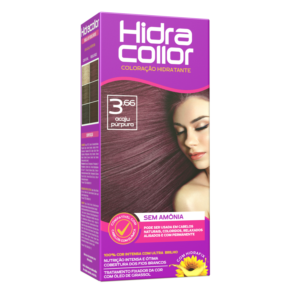 Coloração Hidracollor Acaju Púrpura 3.66