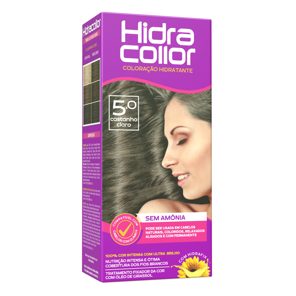 Coloração Hidracollor Castanho Claro 5.0