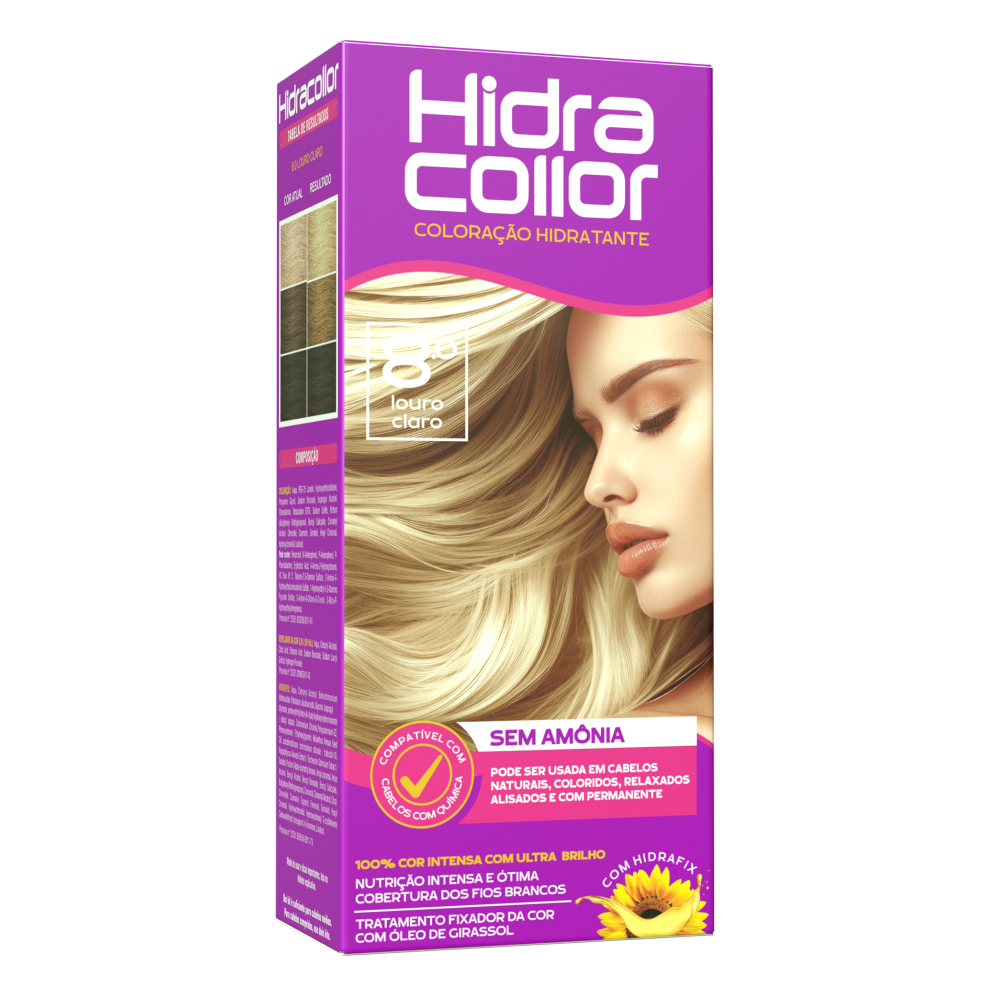 Coloração Hidracollor Louro Claro 8.0