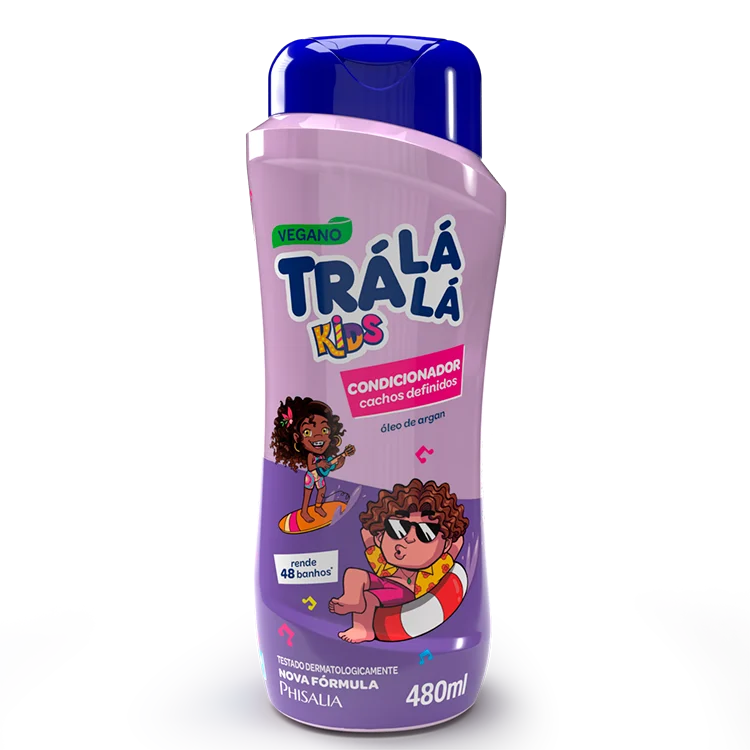 Condicionador Kids Tra Lá Lá 480ml Cachos Definidos