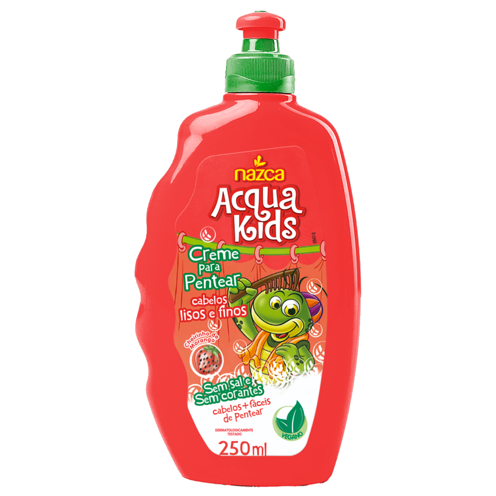 Creme Para Pentear Acqua Kids Lisos 250ml