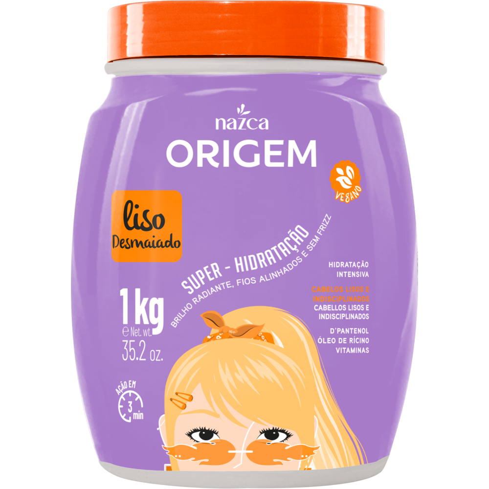 Creme De Hidratação Origem Liso Desmaiado 1Kg