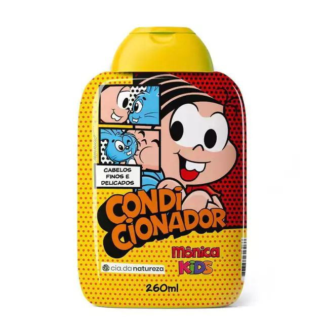 Condicionador Cia Da Natureza Mônica Kids Finos E Delicados 260ml