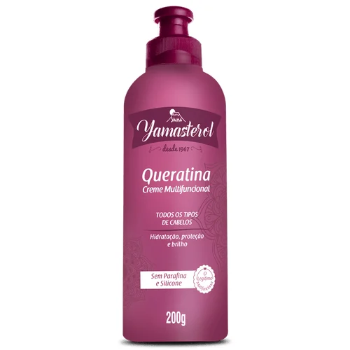 Creme Multifuncional Yamasterol Queratina 200ml