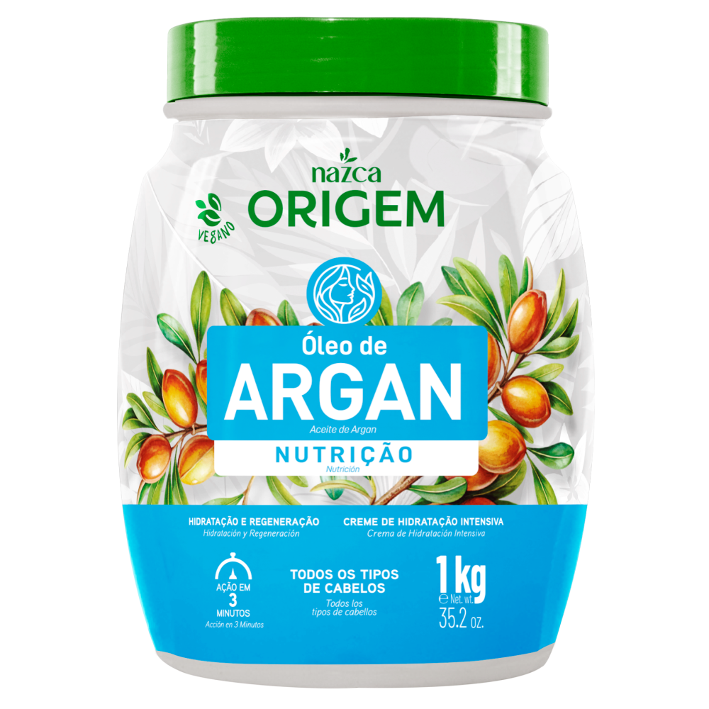 Creme De Hidratação Origem Óleo De Argan 1Kg