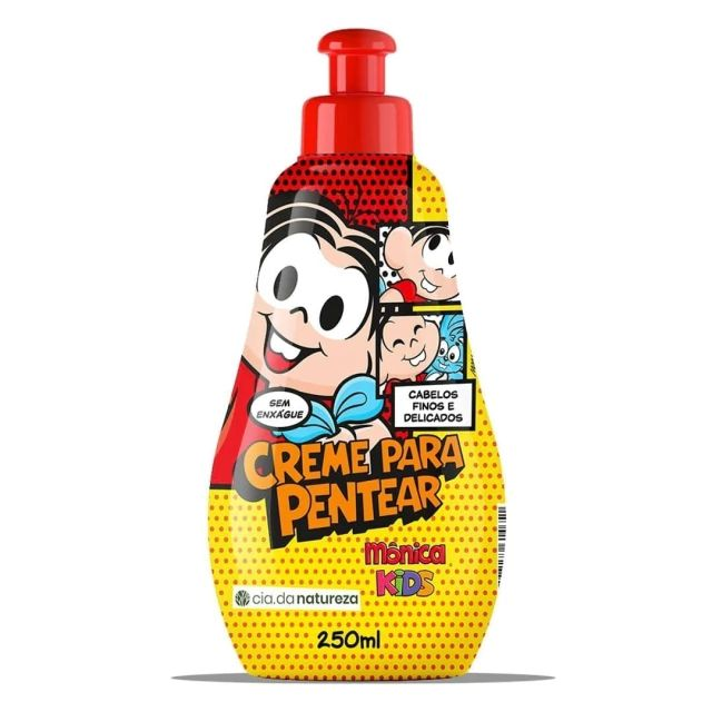 Creme De Pentear Mônica Kids Cabelos Finos E Delicados 250ml
