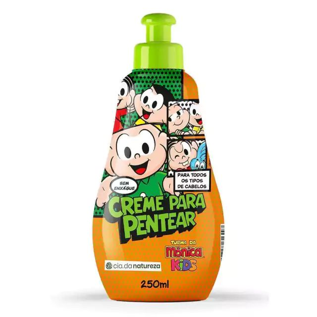 Creme De Pentear Turma Da Mônica Todos Os Tipos De Cabelos 250ml