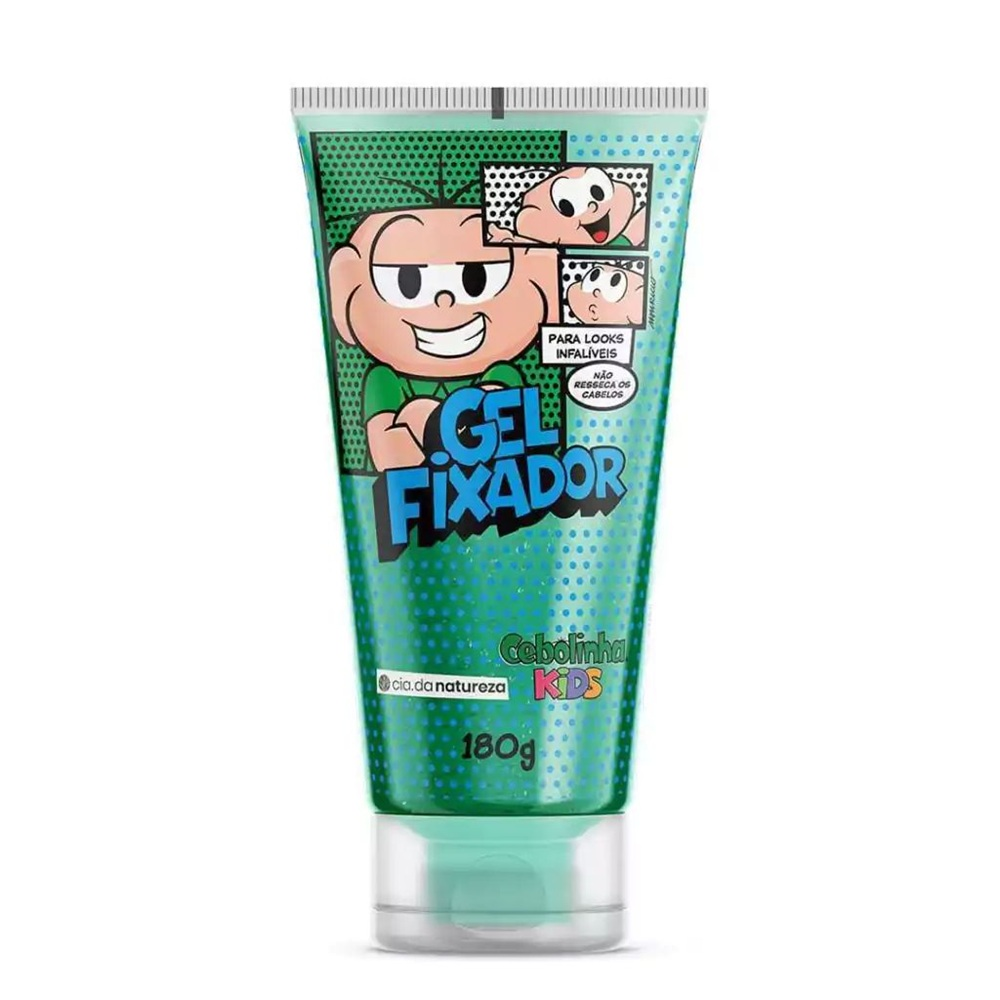Gel Fixador Cia Da Natureza Cebolinha Kids 180G