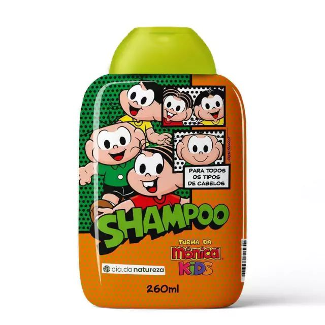 Shampoo Turma Da Mônica Kids Todos Os Tipos De Cabelos 260ml