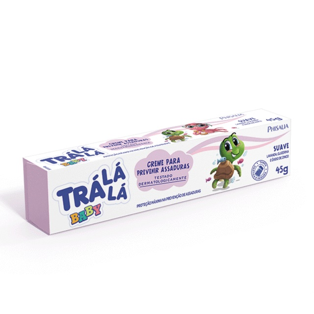 Creme de Prevenção de Assaduras Baby Tra Lá Lá 45g Suave