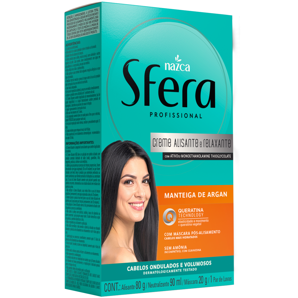 Kit Alisante Nazca Sfera Profissional Manteiga De Argan 80G