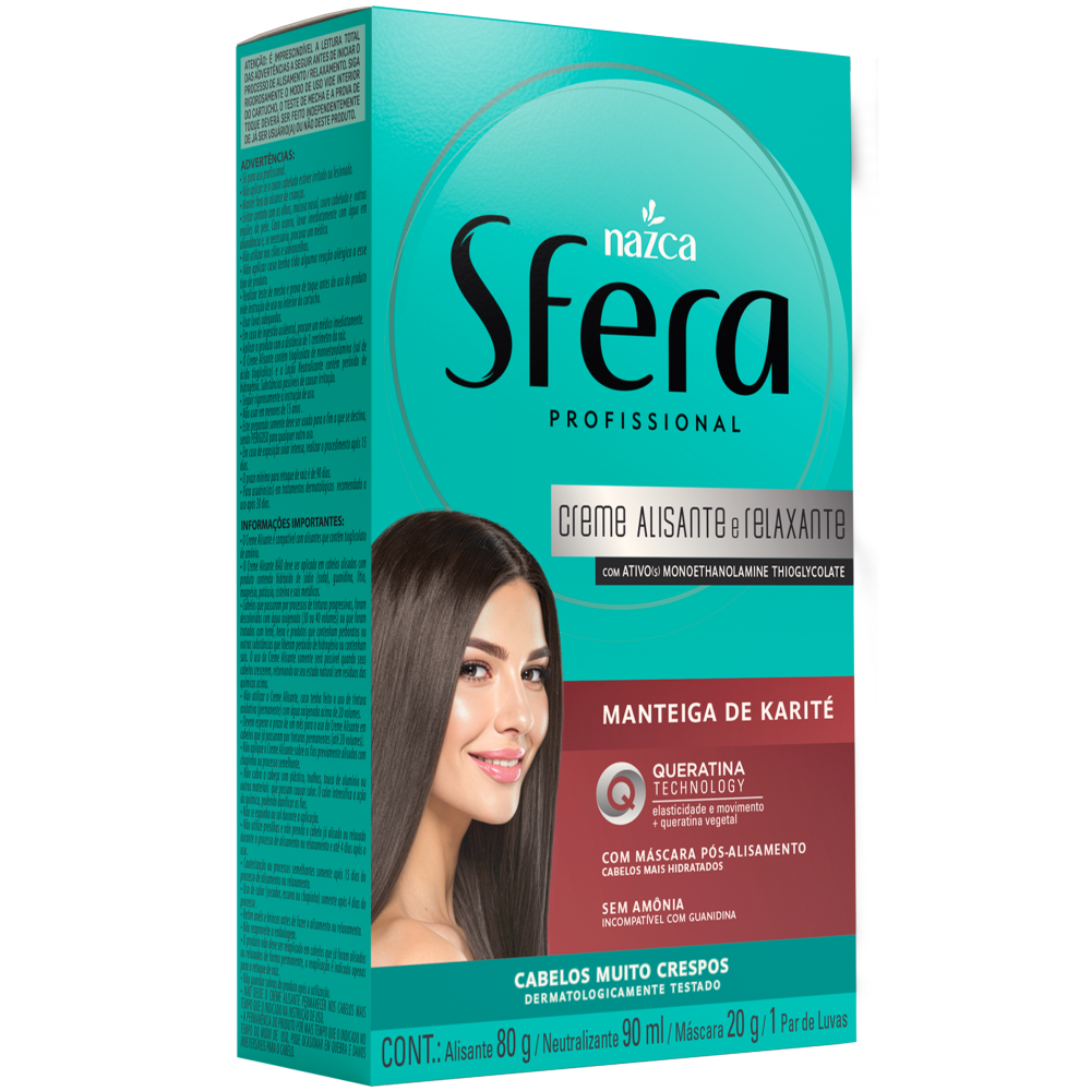 Kit Alisante Nazca Sfera Profissional Manteiga De Karité 80G