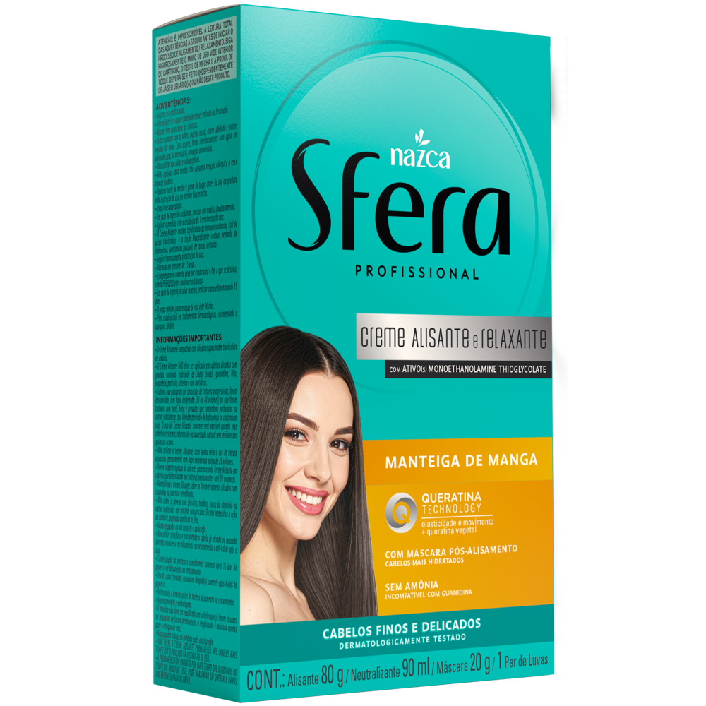 Kit Alisante Nazca Sfera Profissional Manteiga De Manga 80G