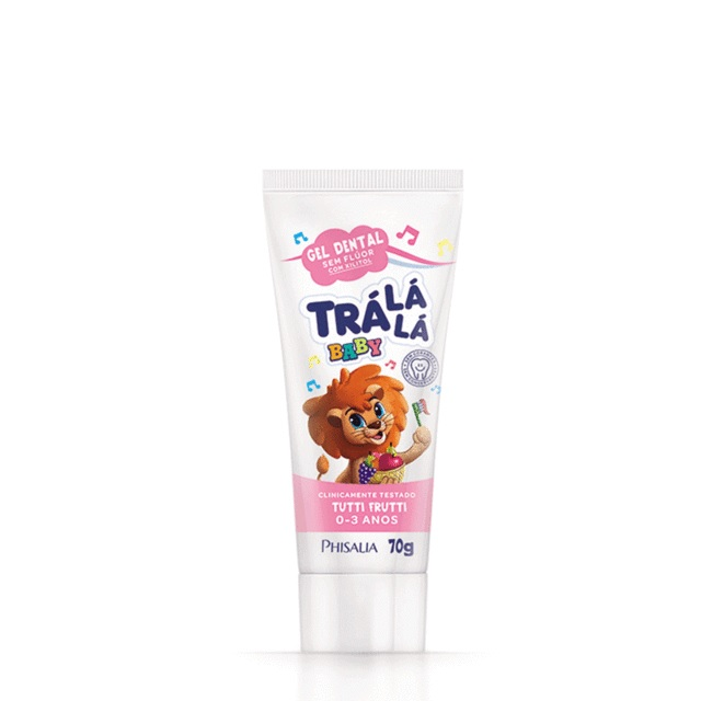 Gel Dental Baby Tra Lá Lá 70g Tutti Frutti