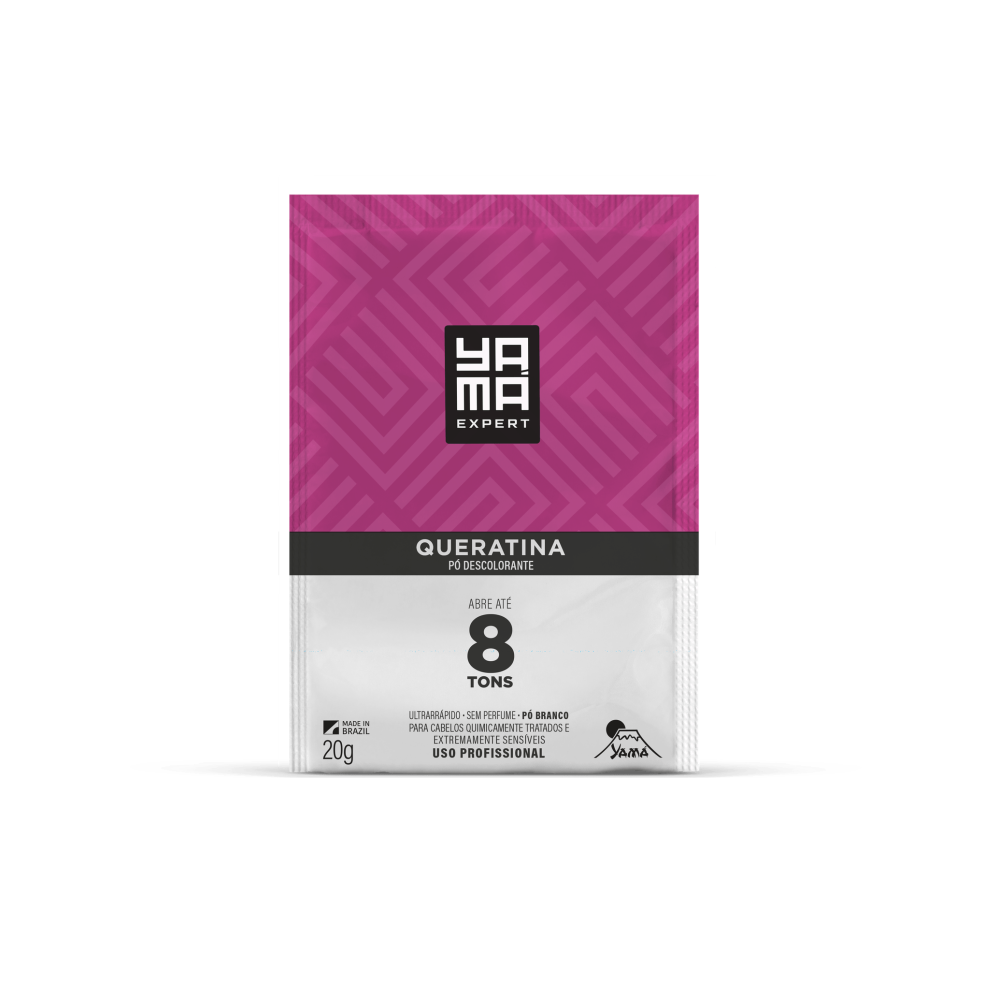 Pó Descolorante Yama Queratina 20g