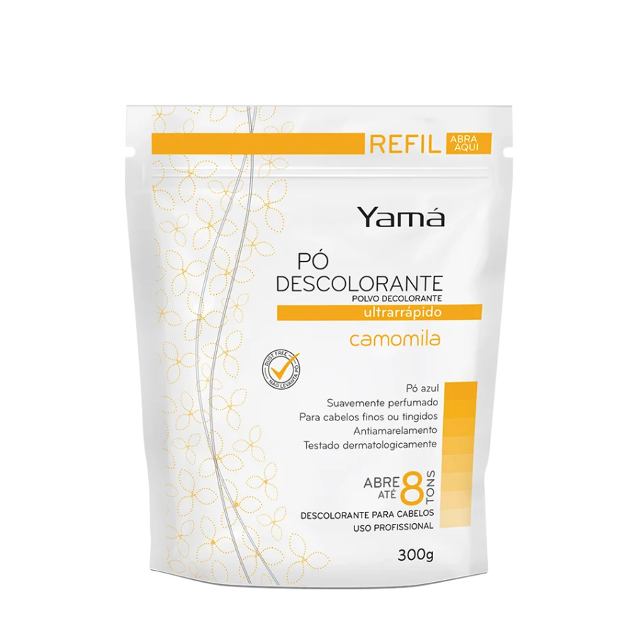 Refil Pó Descolorante Yamá Camomila 300G