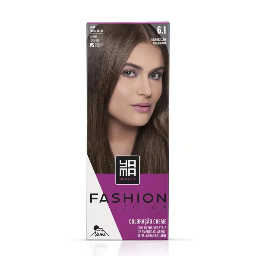 Coloração Yamá Fashion Color 6.1 Louro Escuro Acizentado
