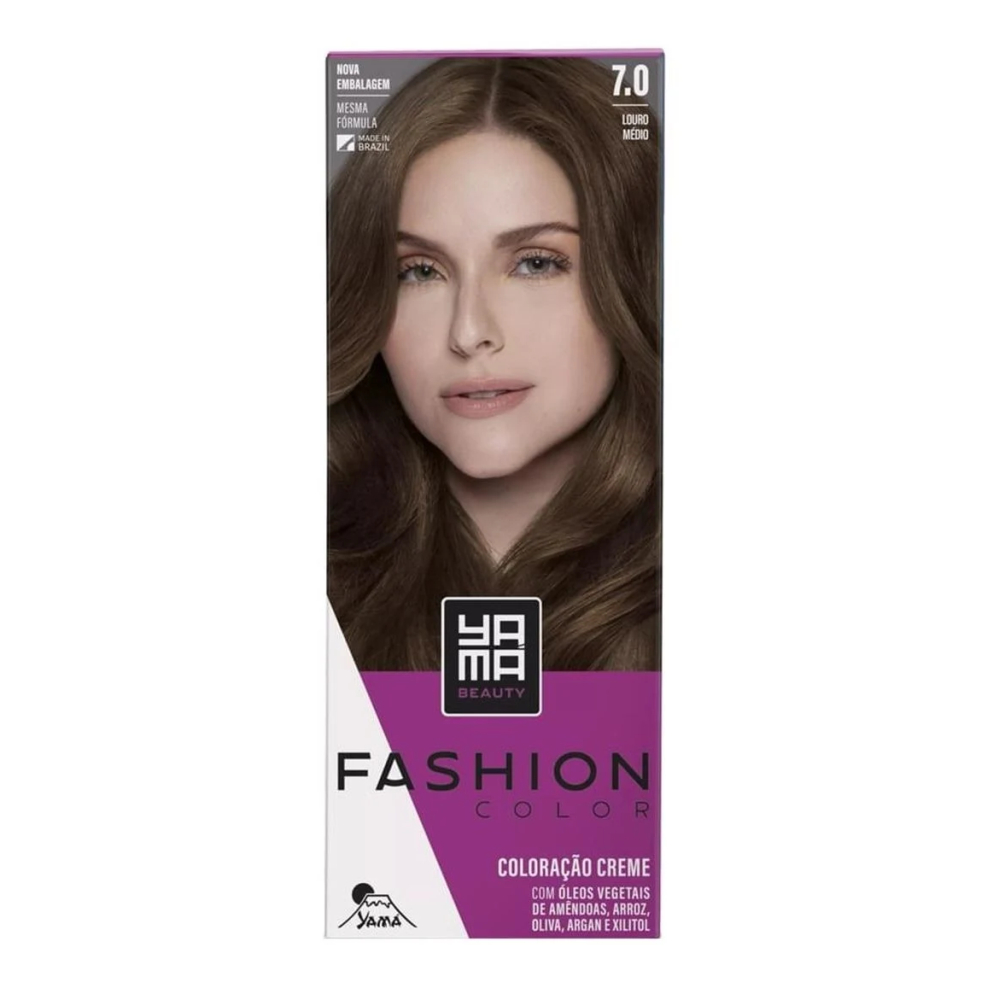 Coloração Yamá Fashion Color 7.0 Louro Médio