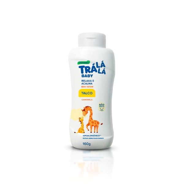 Talco Baby Tra Lá Lá 160g Bem Estar Camomila
