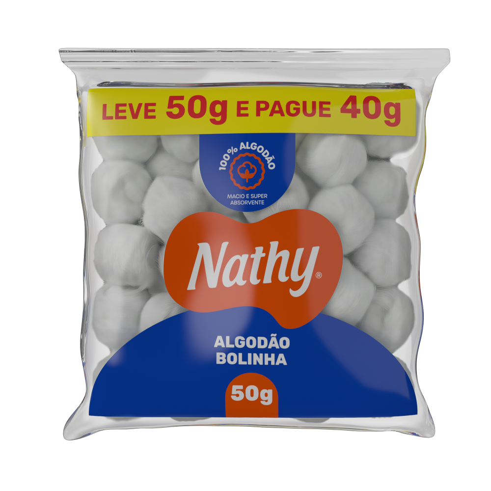 Algodão Nathy Hidrófilo 50g