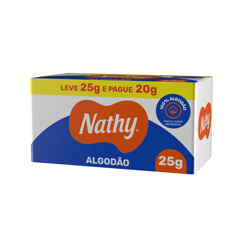 Algodão Nathy Hidrófilo 25g