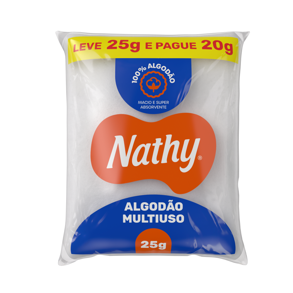 Algodão Nathy Hidrófilo 25g