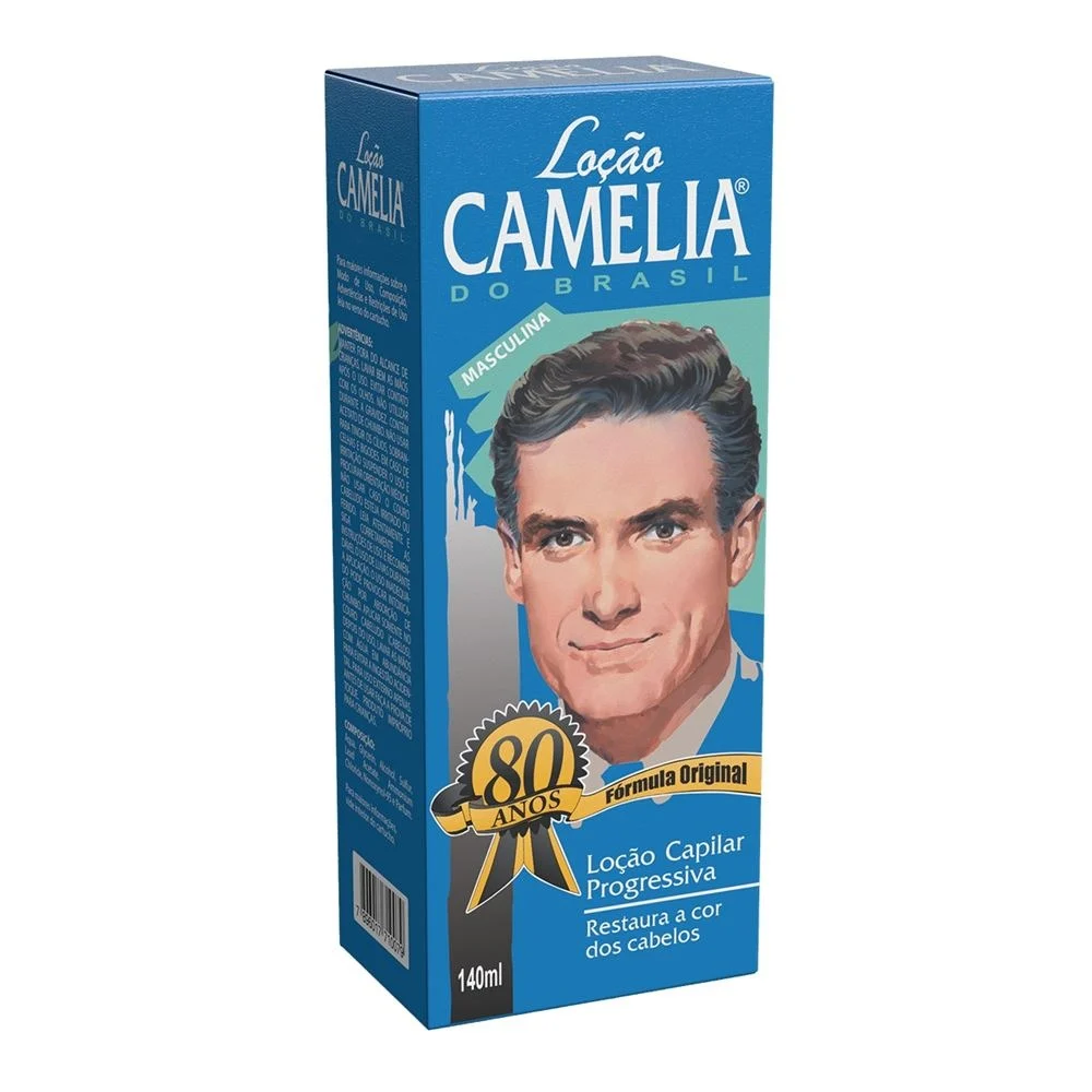 Loção Capilar Camelia Do Brasil Masculina 140ml