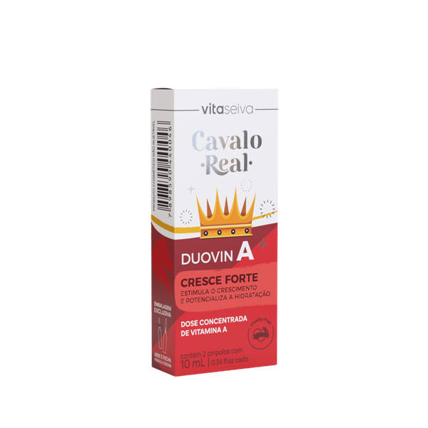 Tratamento Capilar Vita Seiva Cavalo Real Duovin A Hair Com 2 Ampolas de 10ml