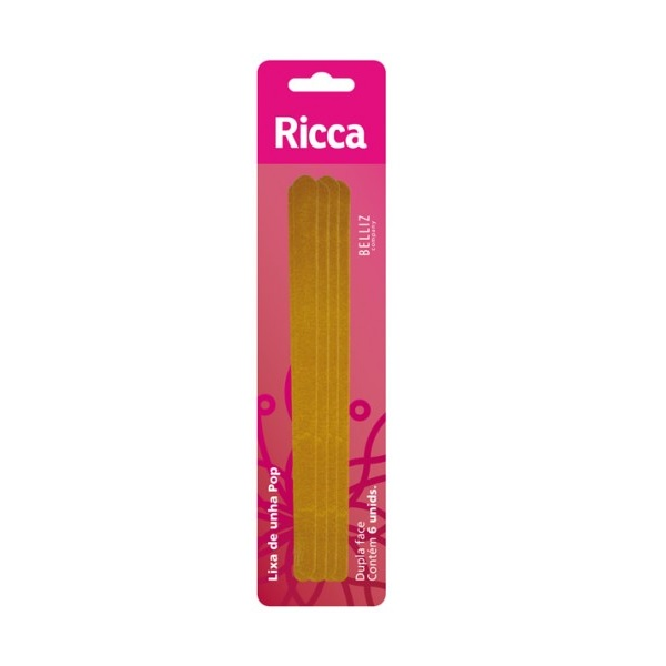 Lixa de Unha Ricca Belliz Com 6 Unidades Pop Ref. 362