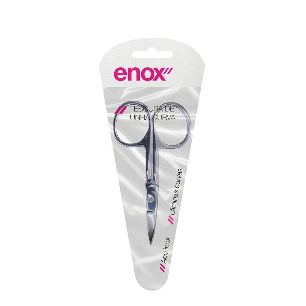 Tesoura Enox Belliz Para Unha Curva Pouch Ref. 693