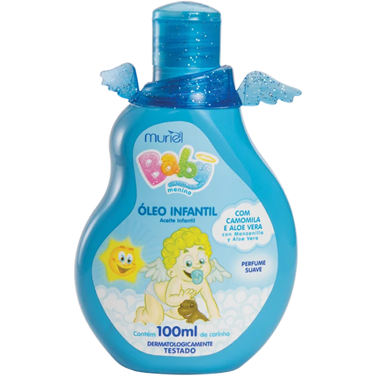 Óleo Corporal Muriel Baby Azul 100ml