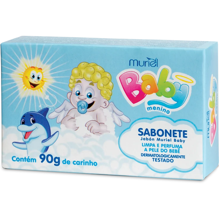 Sabonete Em Barra Mureil Baby Azul 90G