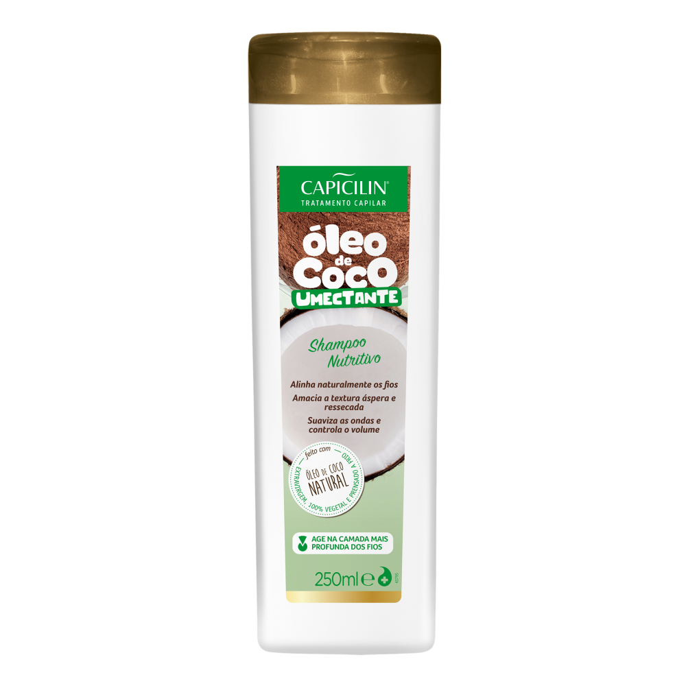 Shampoo Capicilin Óleo de Coco 250ml