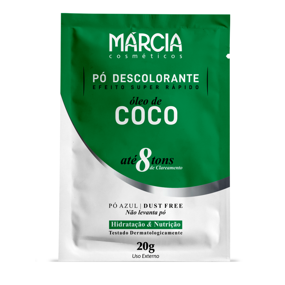 Pó Descolorante Marcia Óleo de Coco 20g