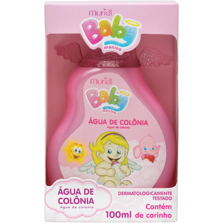 Água De Colônia Baby Muriel Rosa 100ml