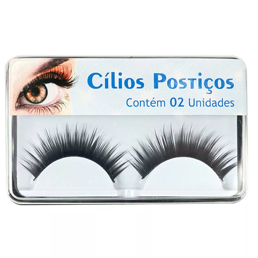 Cílios Postiços Santa Clara SKE-055-1 Com 2 Unidades Ref. 3443