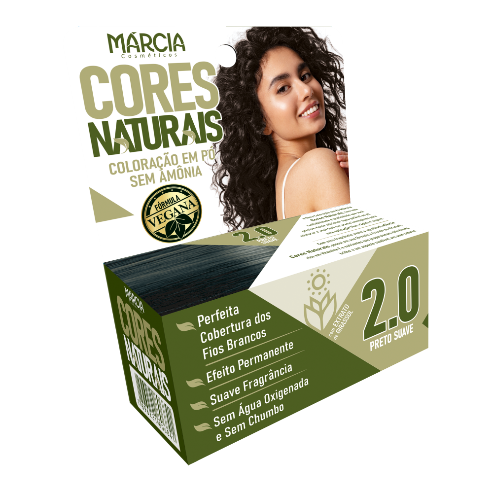 Tintura Em Pó Márcia 2.0 - Preto Suave