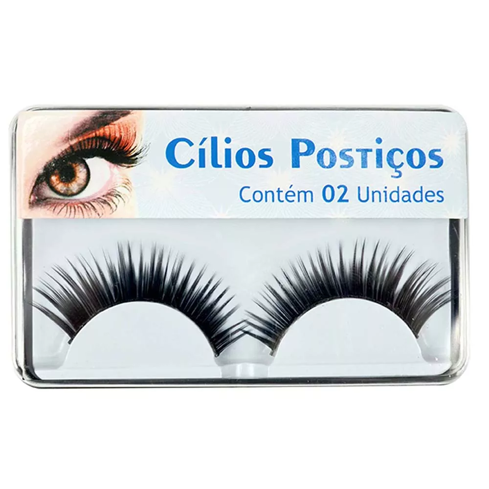 Cílios Postiços Santa Clara SKE-055-4 Com 2 Unidades Ref. 3446