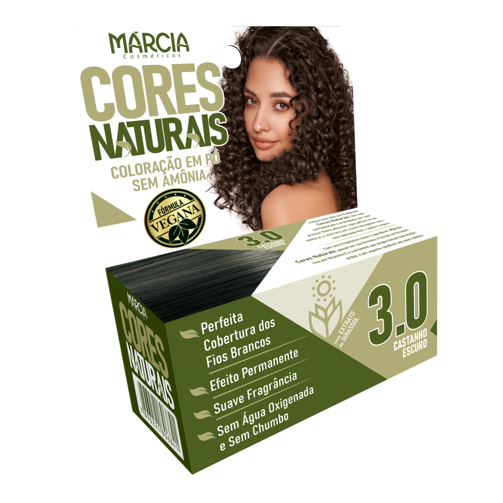 Tintura Em Pó Márcia 3.0 - Castanho Escuro