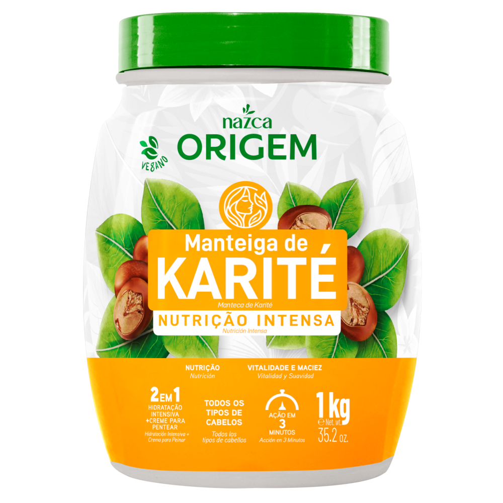 Creme De Hidratação Origem 2 Em 1 Manteiga De Karité 1Kg