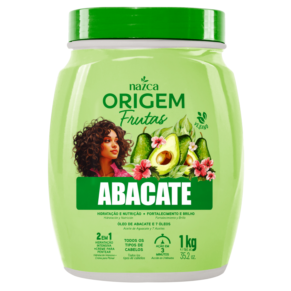 Creme De Hidratação Origem 2 Em 1 Abacate 1Kg