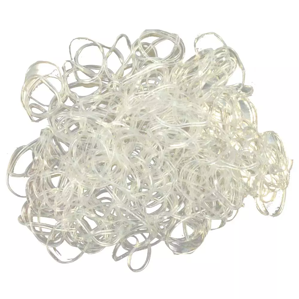Elástico Para Cabelo Santa Clara Transparente 200 Unidades Ref. 2168