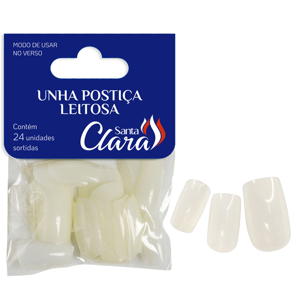 Expositor de Unhas Postiças Santa Clara Leitosa Com 24 Unidades Ref. 3318